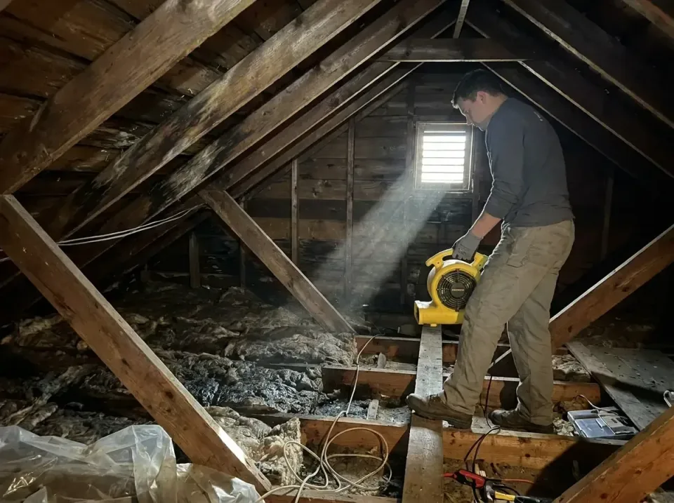 attic-water-damage-drying-proc-007 — frequently asked questions, Emergency Water Extraction & 24/7 Flood Response in Branfor…